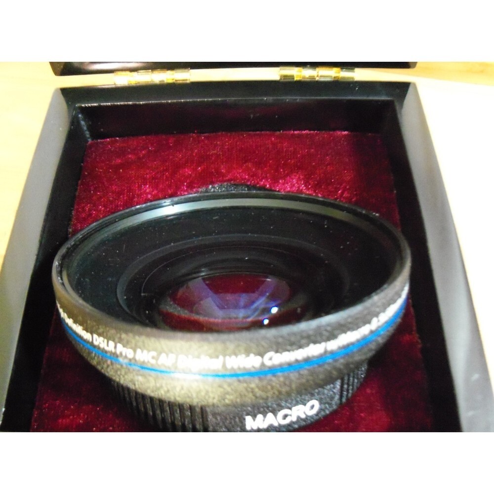 Bower Super Macro DSLR Pro MC AF Digital wide converter with wood case